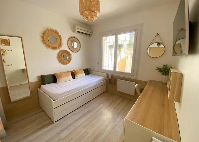 Chambre Climatisee 2 Lits - Proche Centre Tramway