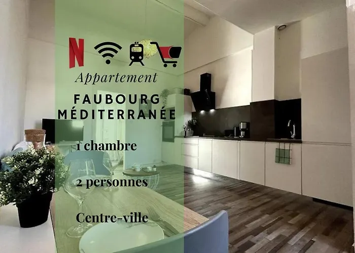 035- Faubourg Mediterranee, Gare, Appart 1 Chambre