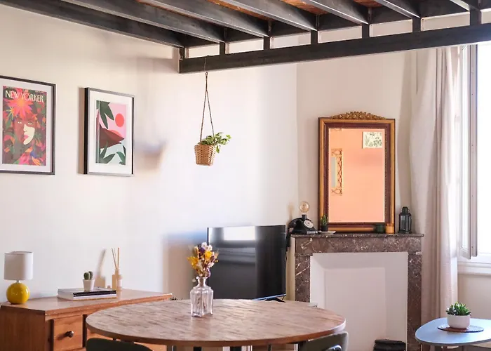 Cosy T3 Style Loft Proche Gare St Roch