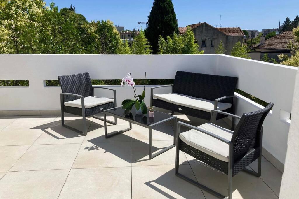 T2 Cocooning, Hospitaux Facultes Terrasse, Parking Prive Montpellier