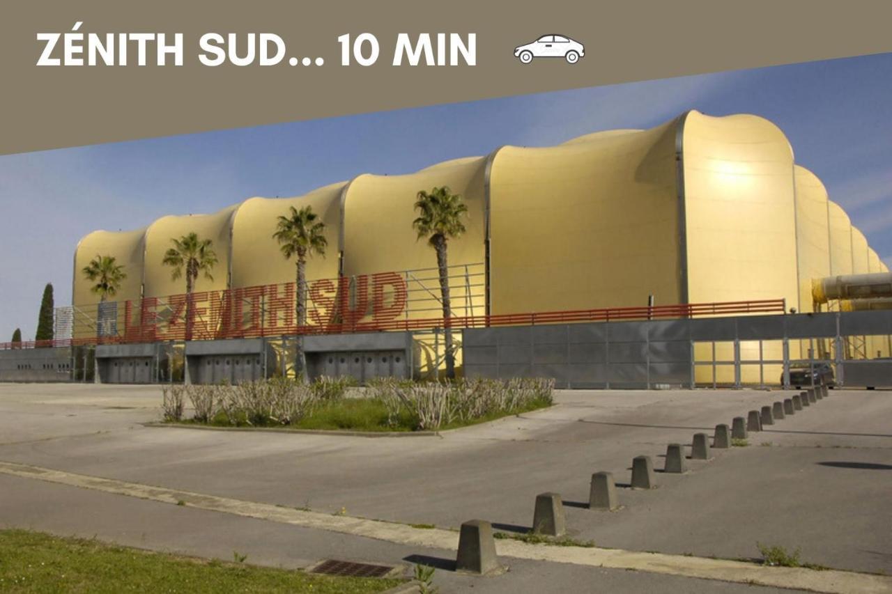 Nouveau - Jungle Montpeul - Clim - Wifi Fibre - Netflix - 5' Du Centre Et Gare - Parking - Loggia - 15' Des Plages Appartement *
