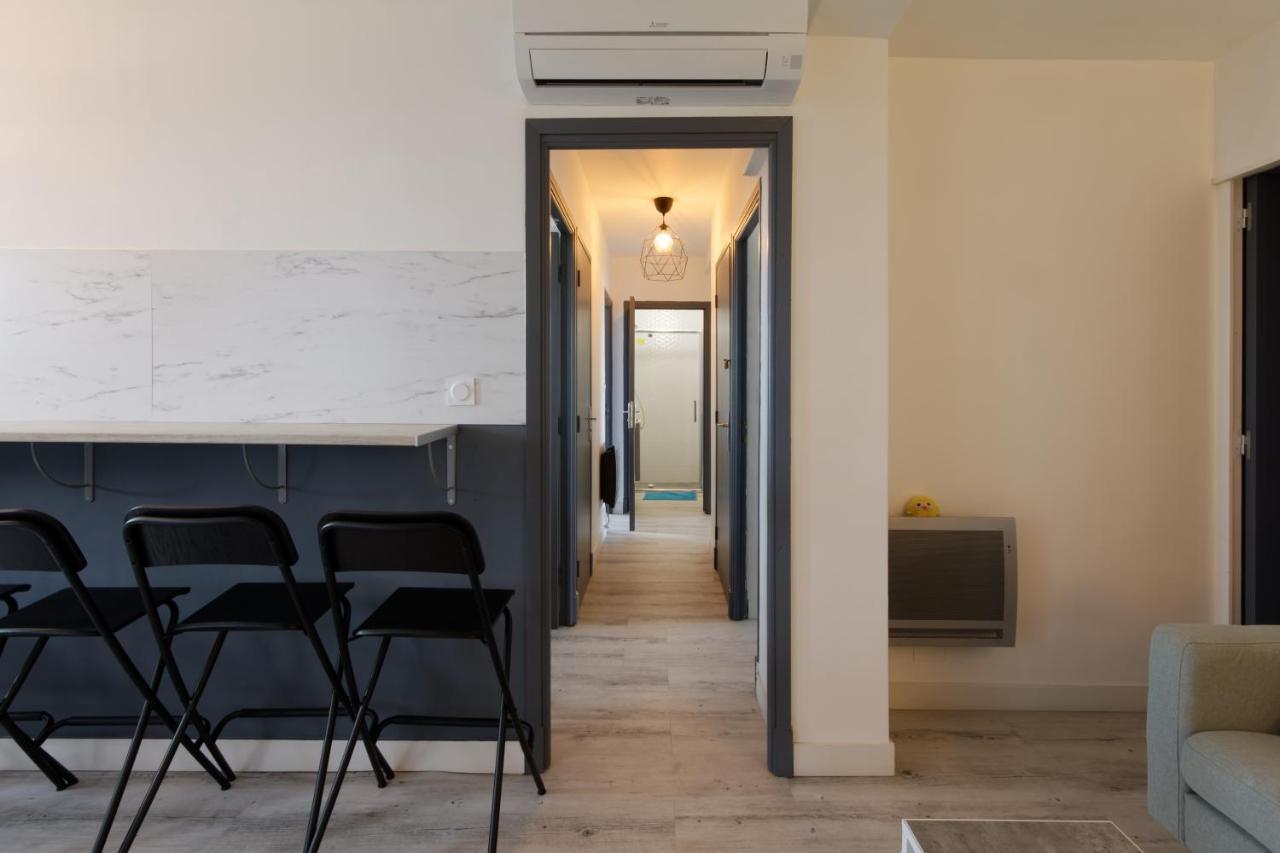 Le Beaulieu * 4 * 8pers * Clim * Parking * Balcon Apartamento *