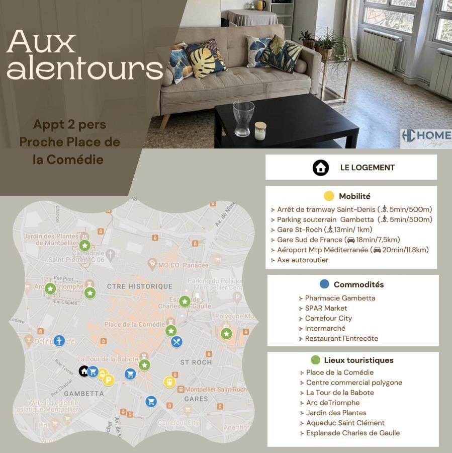 Apartamento Appt 2 Pers, Proche Place De La Comedie, Wifi