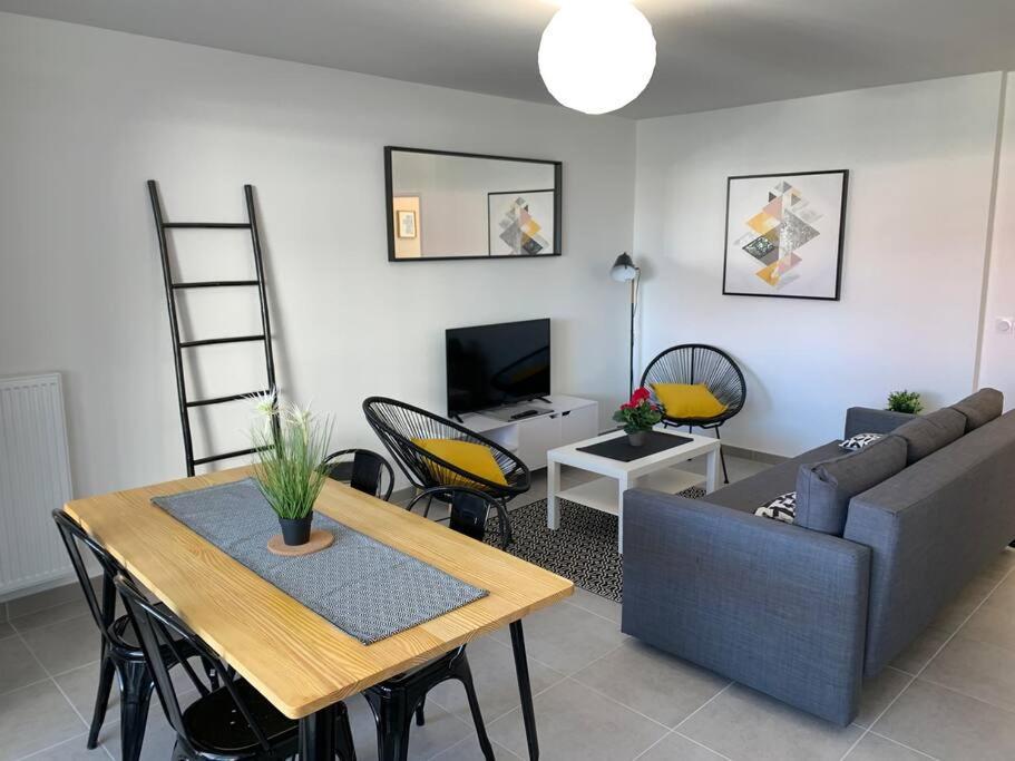 T3 Standing - Clim - Terrasse - 2 Parkings Apartamento