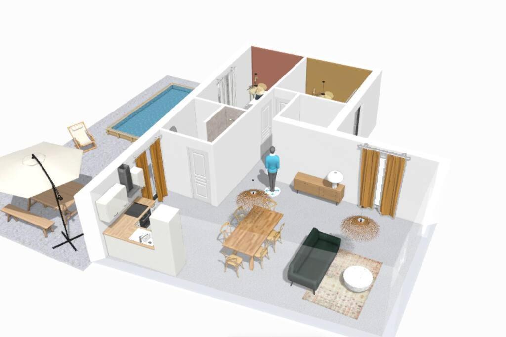 Appartement Nocnoc Le Joia - Petite Piscine Et Jardin En *