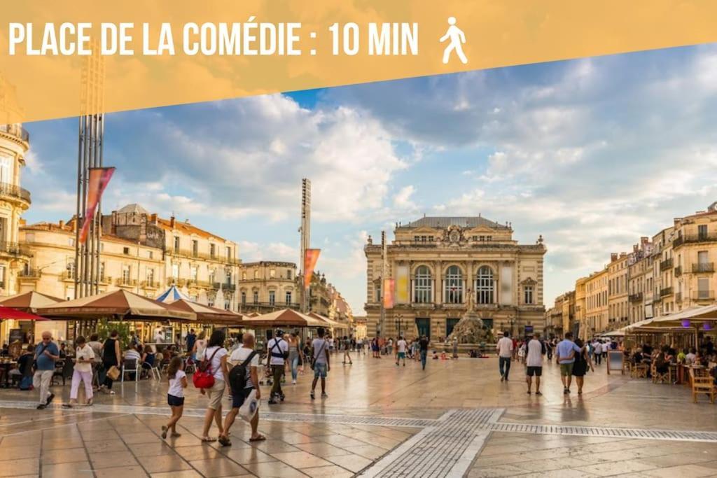 Appartement L'ecucentre Avec Parking Inclu - 600m De La Place De La Comedie - Climatisation Montpellier