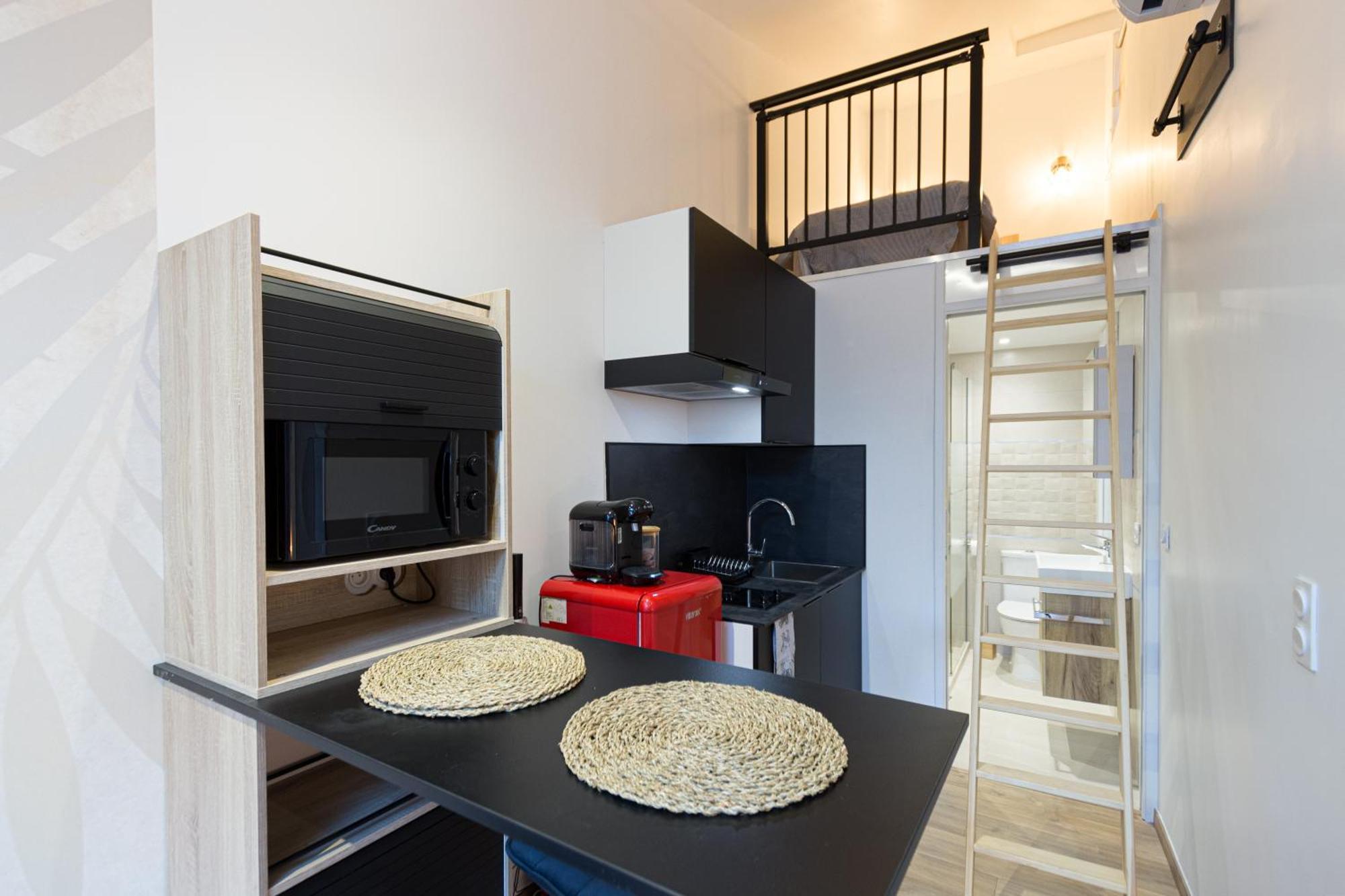 Appartement T1 Mezzanine Neuf Clim 06 - Centre Montpellier