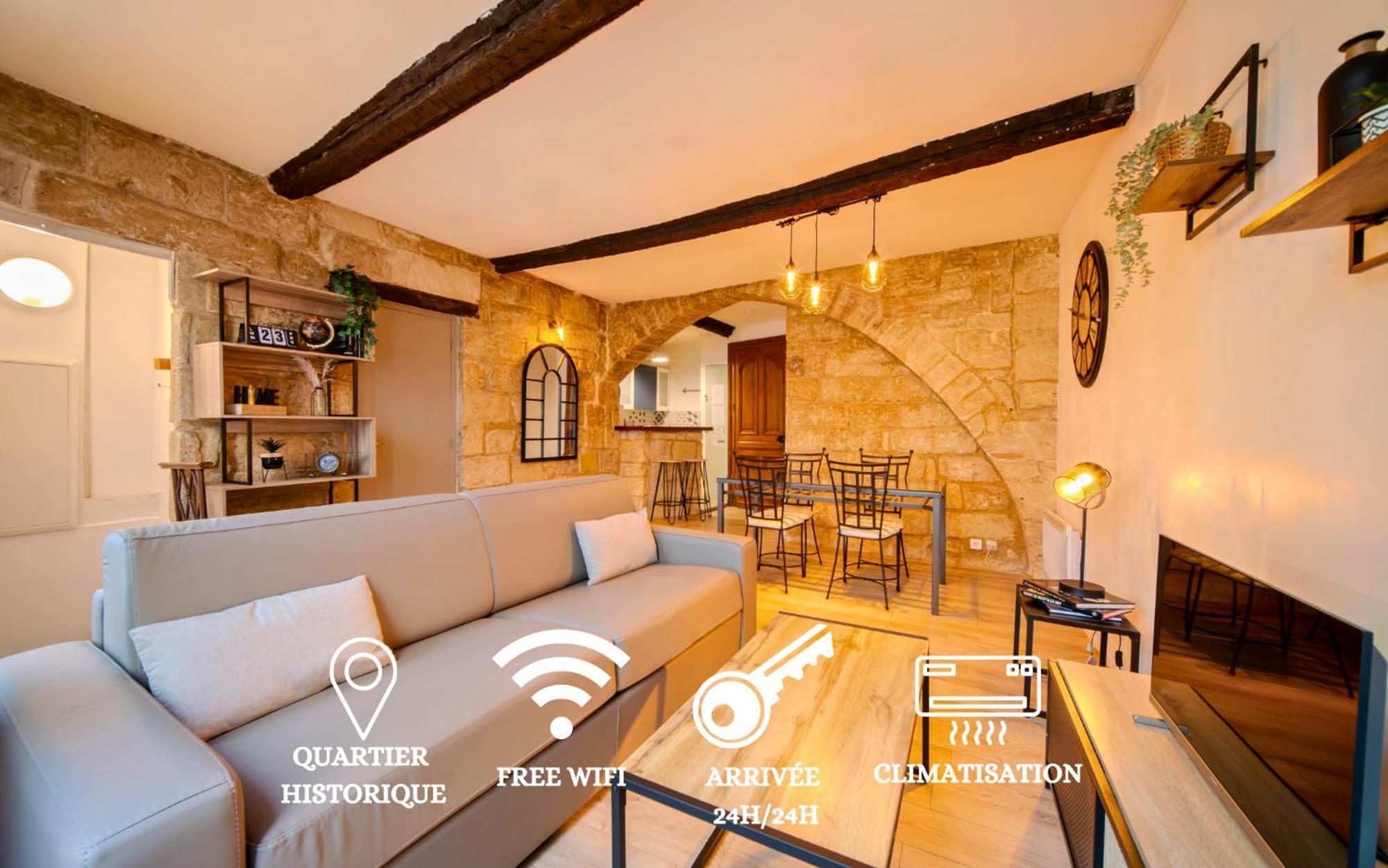 Appartement L'ecucentre Avec Parking Inclu - 600m De La Place De La Comedie - Climatisation