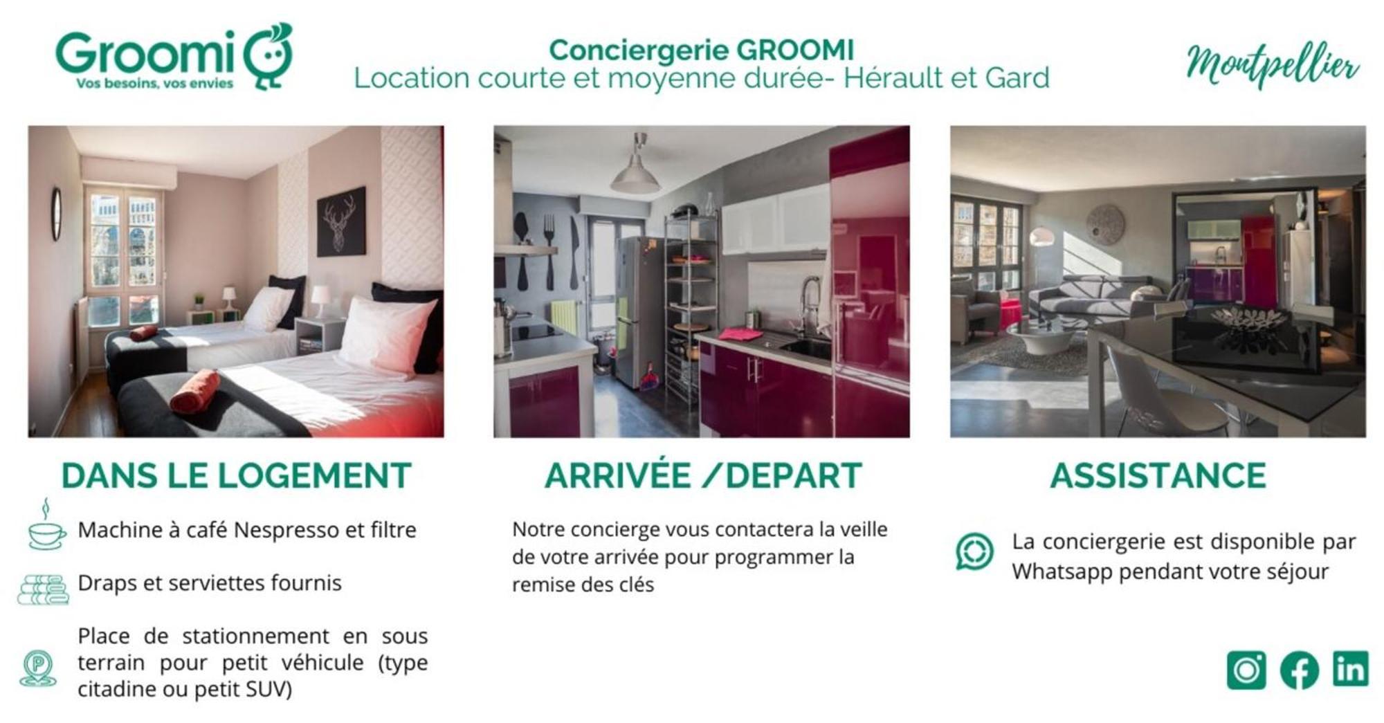 L' Antigone - Air Conditioning Wifi And Parking! *