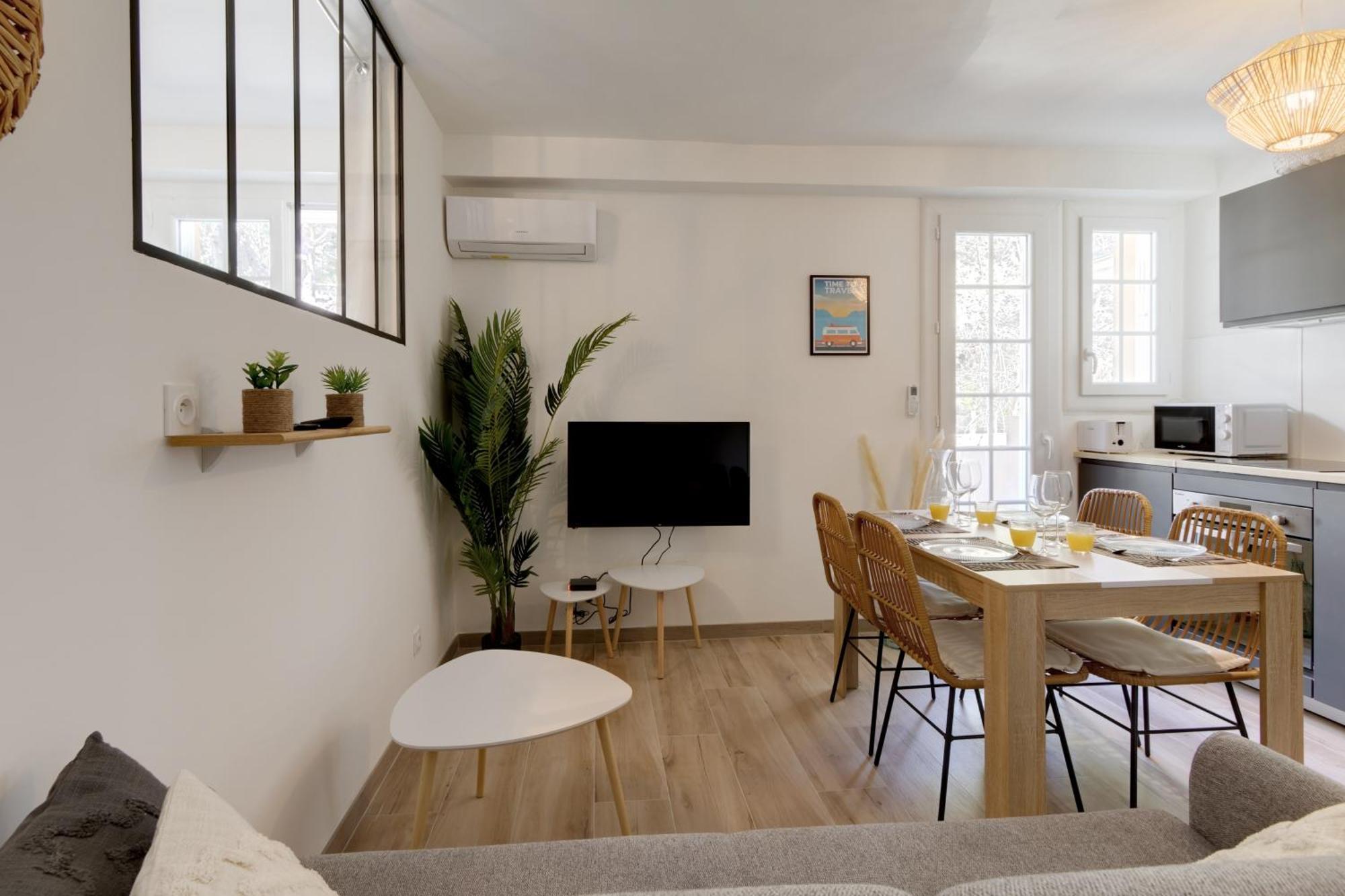 016- T2 Tropisme, 1 Chambre,clim,wifi,parking