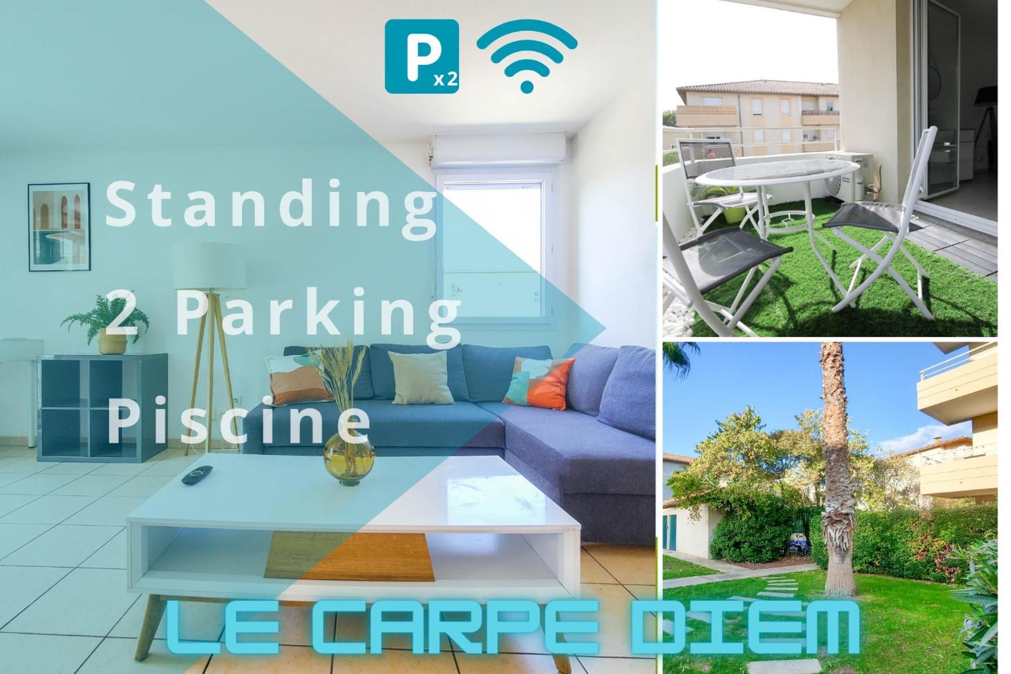 *le Carpe Diem, 2 Chambres, Piscine, 2 Parking, Clim* *