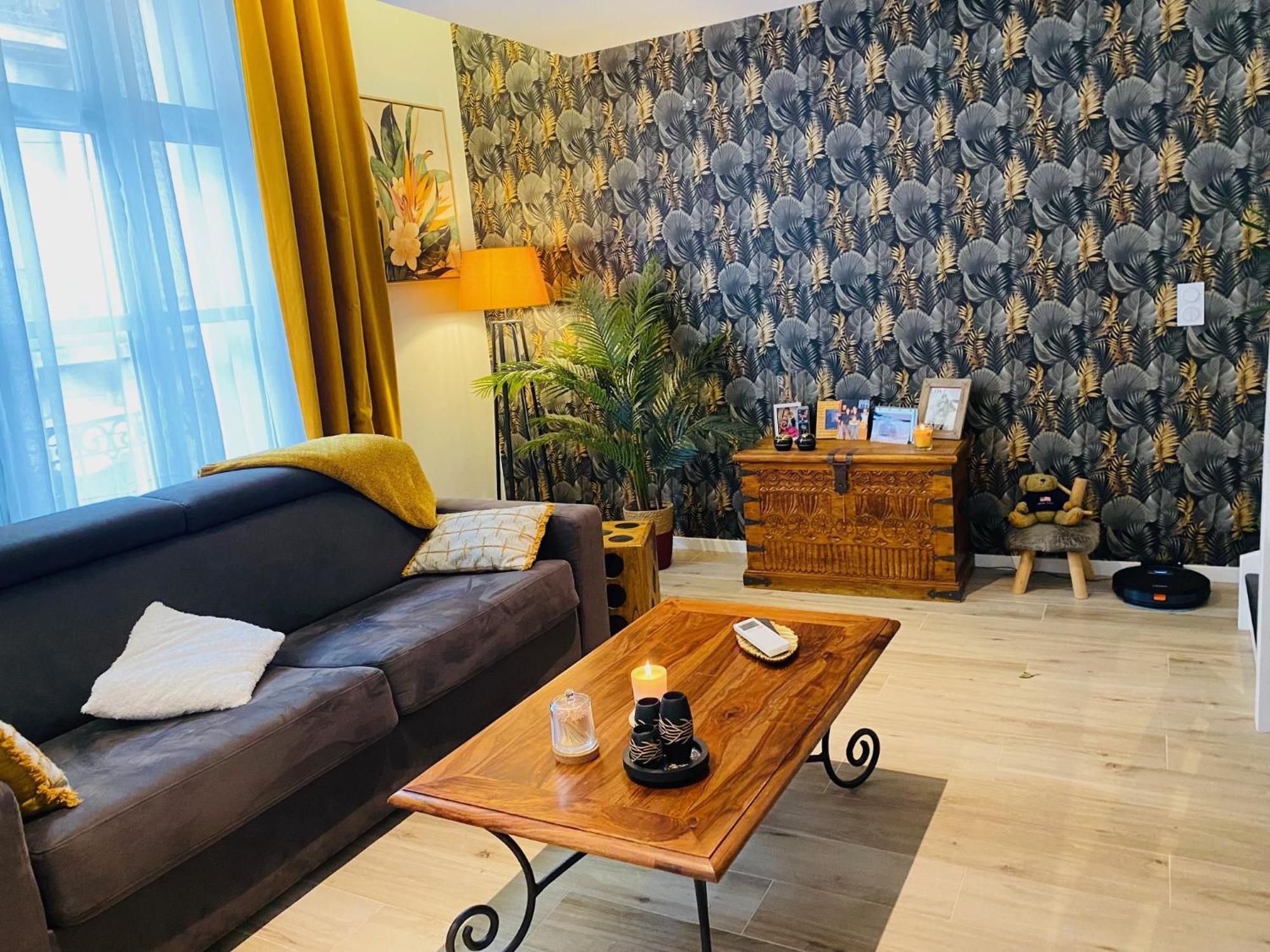 Apartment Douillet Et Coquet Climatise - Parking Prive Gratuit - Centre *