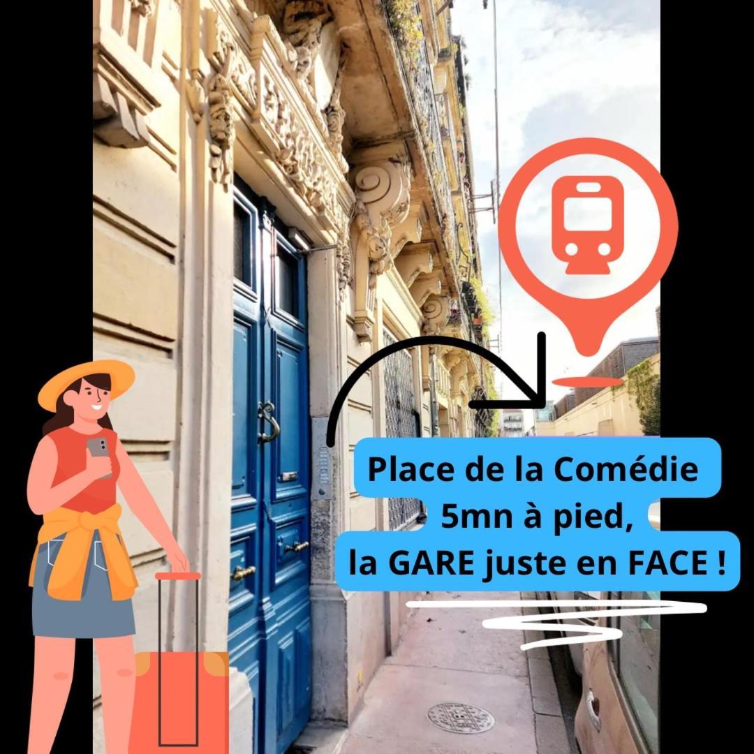 Appartement L'echappée Belle, Centre Historique, Gare Montpellier