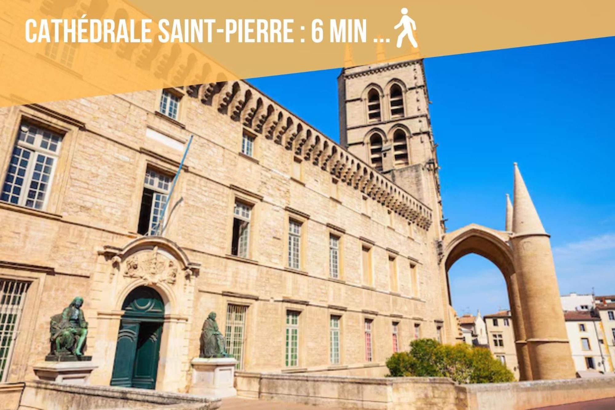 Youmi - Calme Avec Jacuzzi Et Clim A 5min De La Comedie, Tram A 200m Apartment