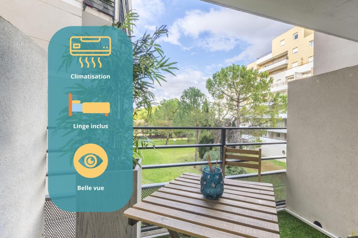 Superbe Appt Port Marianne, Parking Prive, 4 Personnes Apartment Montpellier