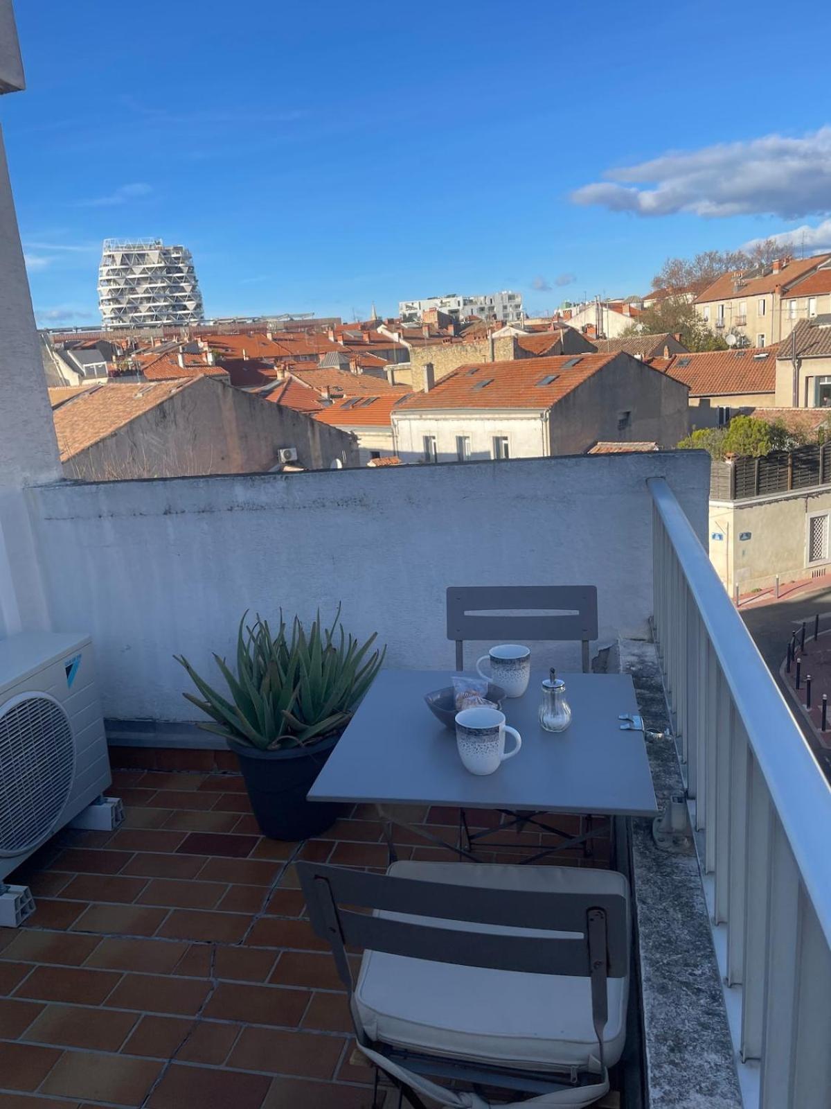 Appartement With Beautiful Terrace And Air Conditioning Montpellier