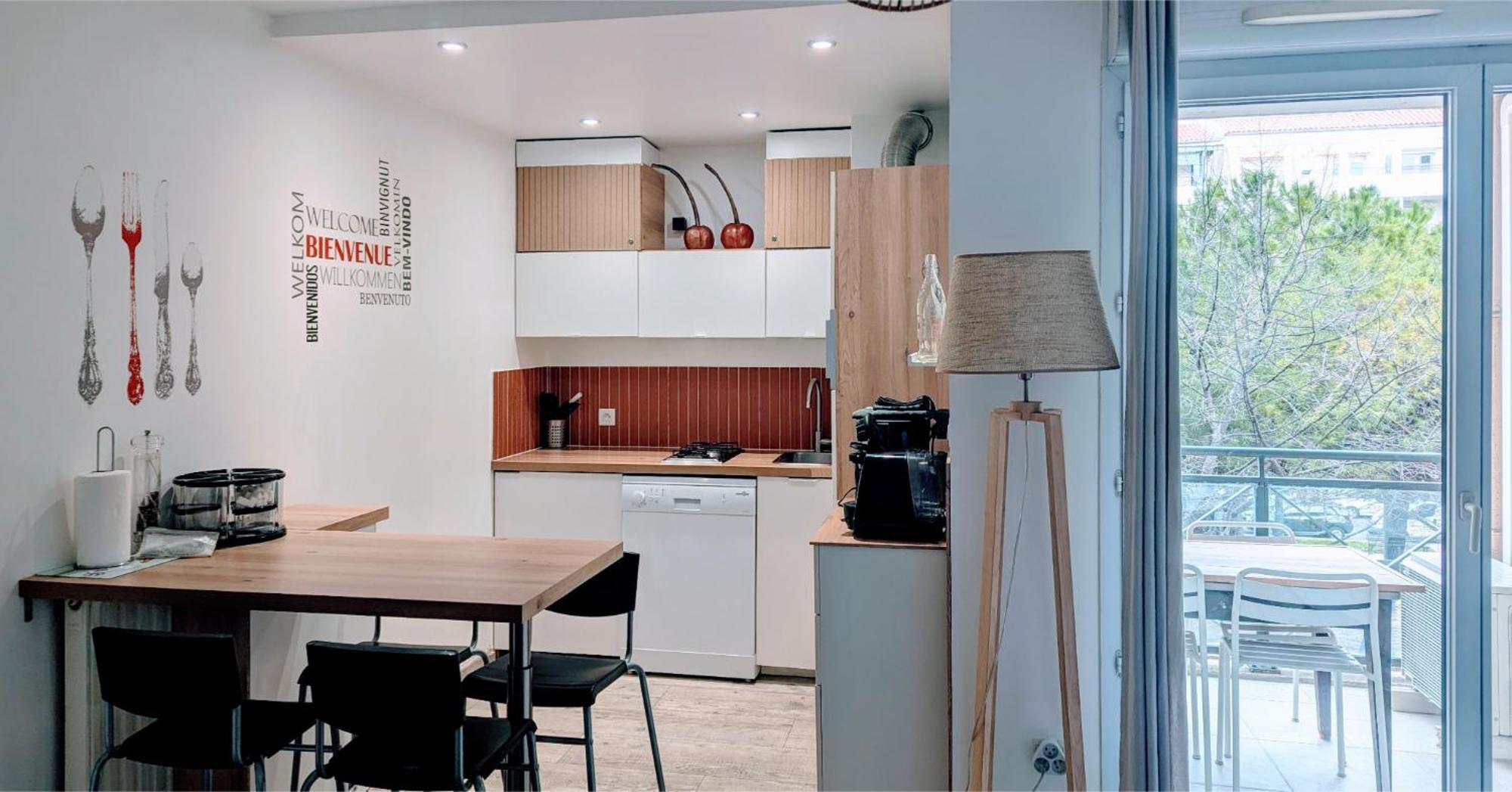 Apartment F2 Garage Box Wifi Terasse Clim Gare Fac Eco Richter
