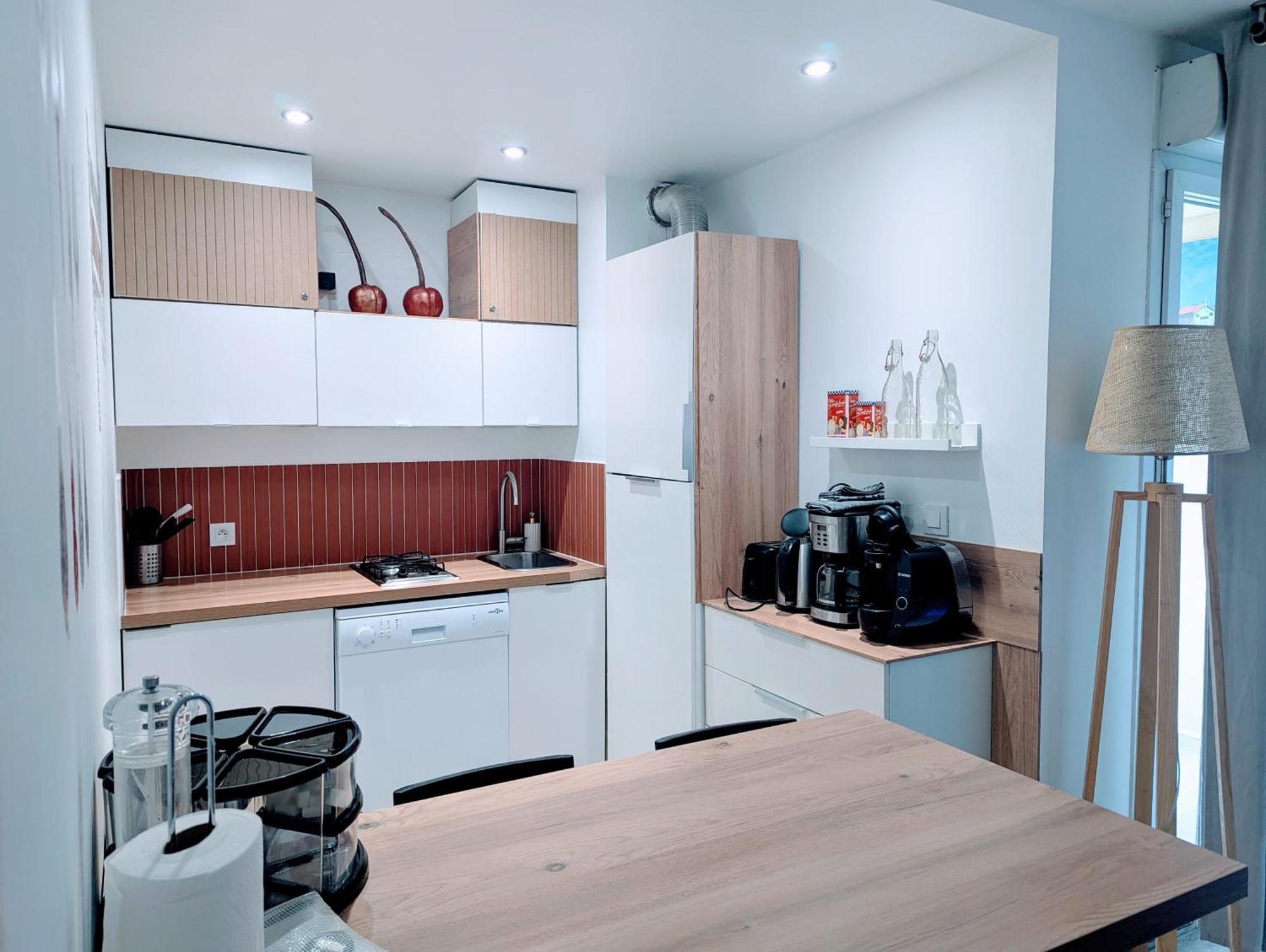 Apartment F2 Garage Box Wifi Terasse Clim Gare Fac Eco Richter Montpellier