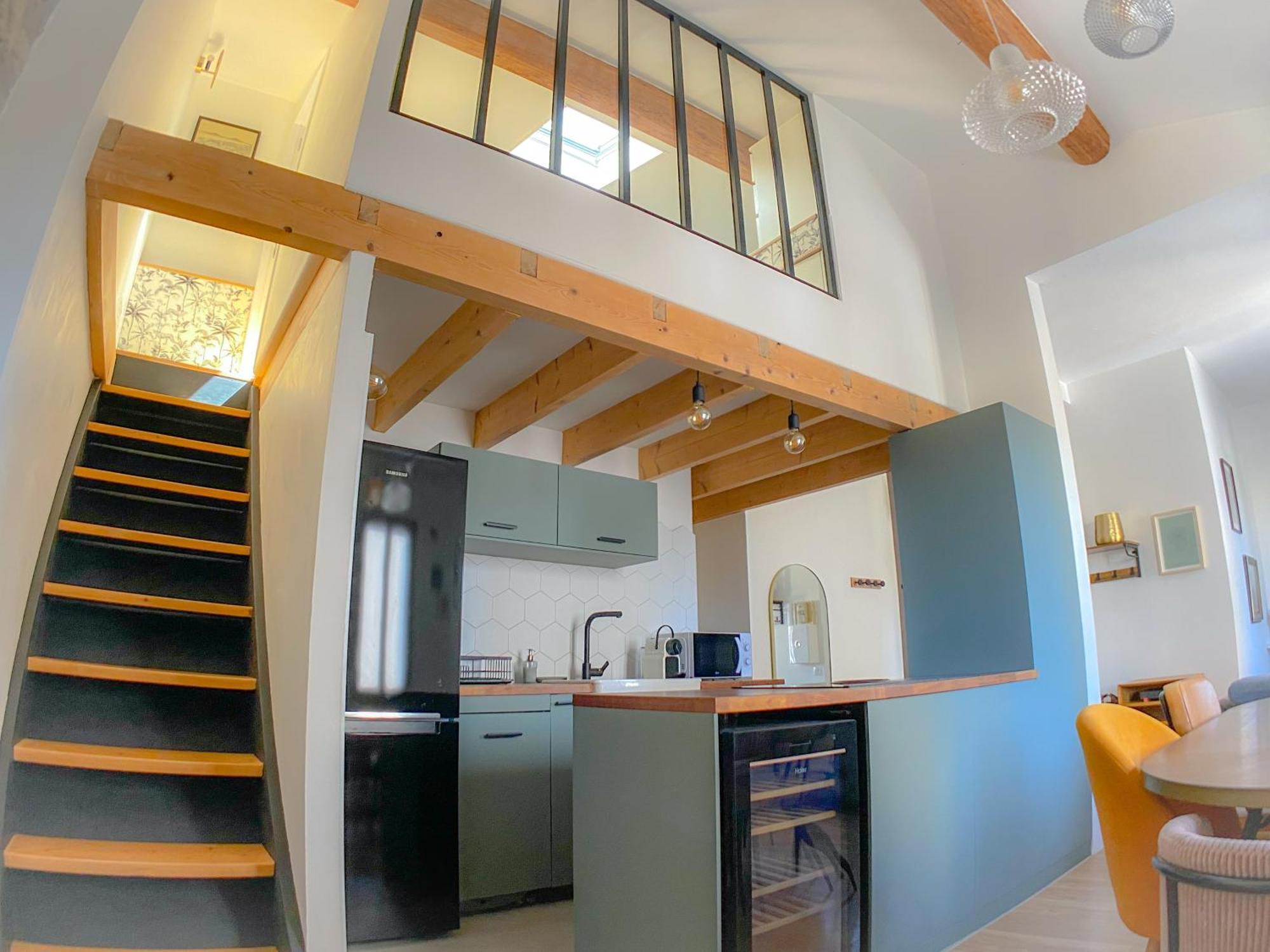 Appartement Nouveau L'authentique Duplex Proche Gare