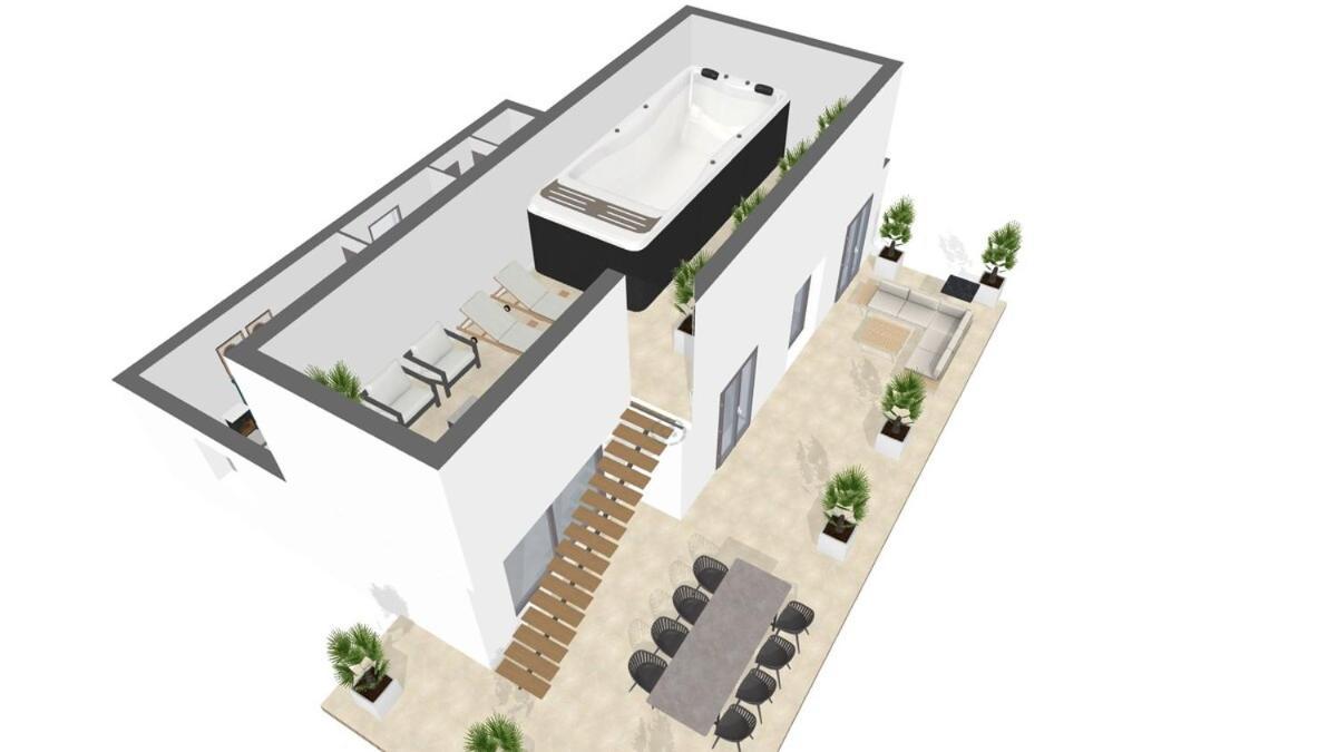 Cs Skyline Rooftop De Nage * Montpellier