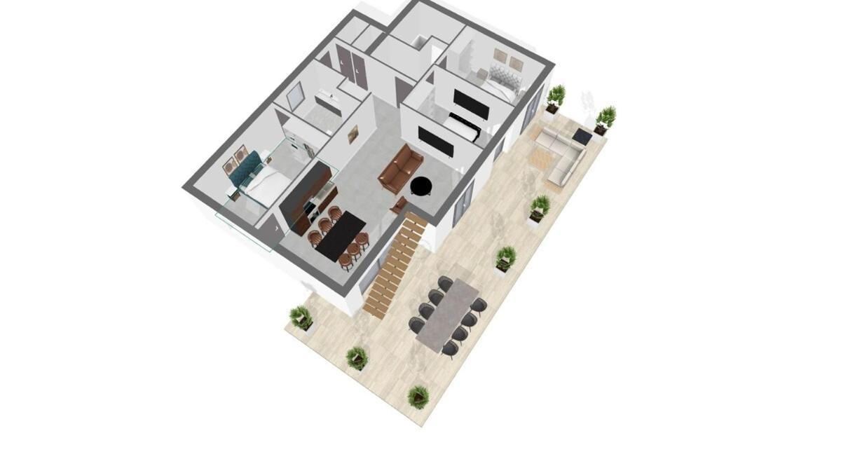 Cs Skyline Rooftop De Nage Appartement