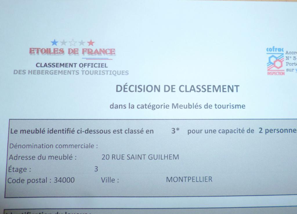 Palais St Guilhem Apartment Montpellier