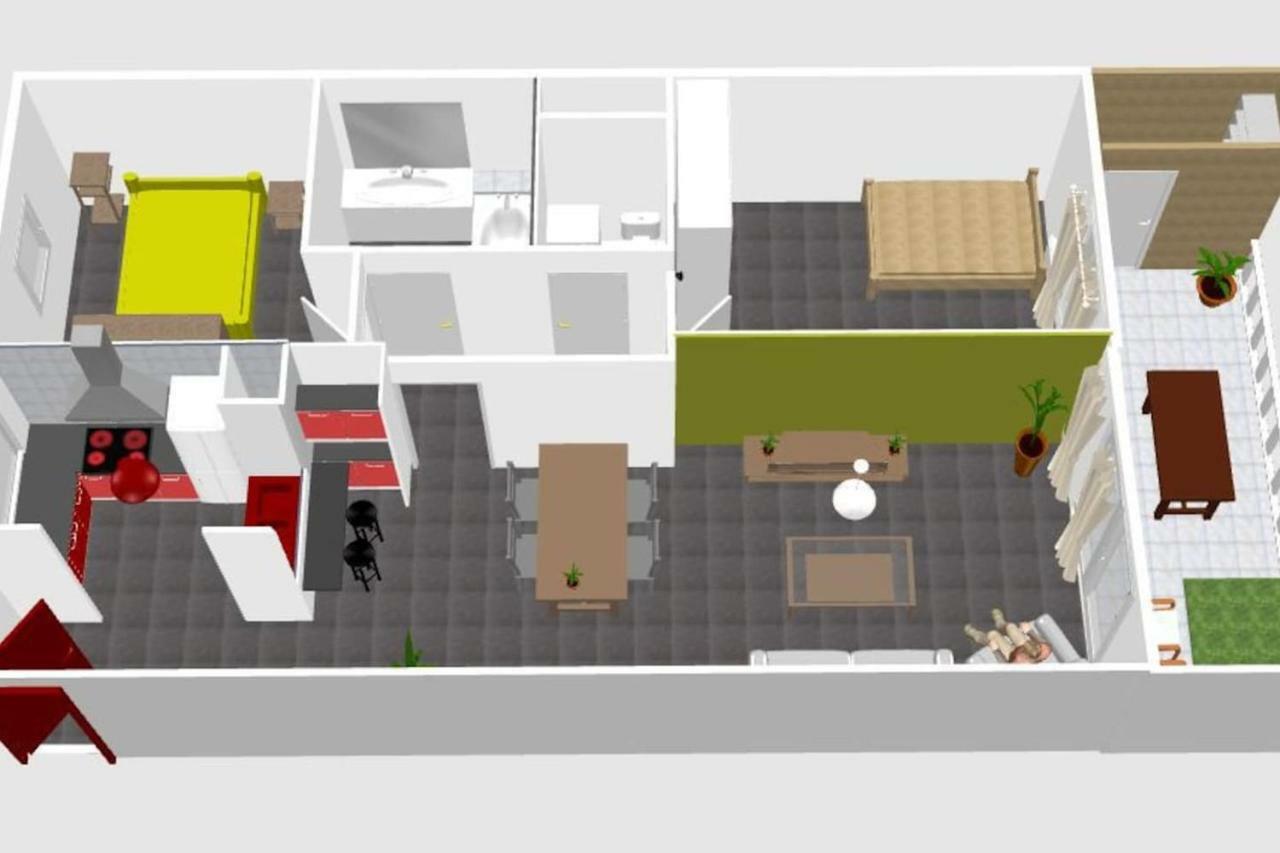 Apartment Beau T3 Avec Terrasse Plein Sud